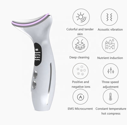 Anti-Falten- und Anti-Aging-Elektro-Halsmassager mit ABS-Edelstahlmaterial