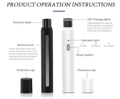 USB-Stecker Anti-Aging Warme Massage Augenmassage-Stift zum Beruhigen von Ödem und Entspannung