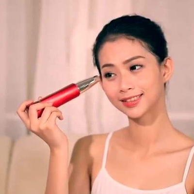 Wireless Eye Massager Stick mit beheizter Warmpflege Vibration und 10mm Roller Ball