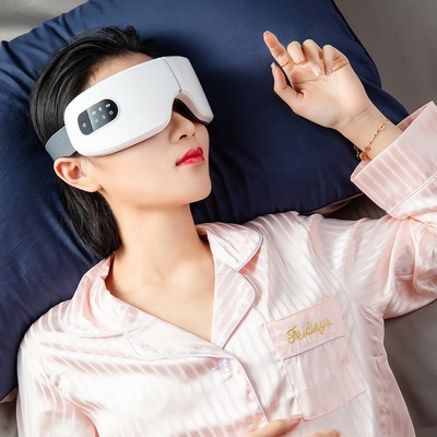 5V-Technologie Musik-Augen-Relax-Vibrations-Massager mit beheizter tragbarer Müdigkeitshilfe
