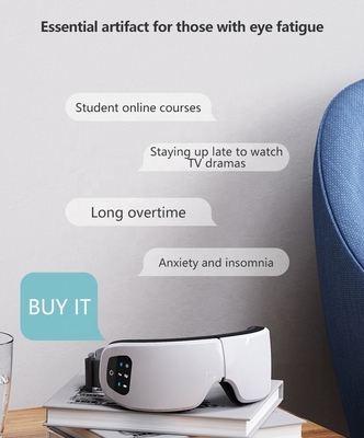 Abschied nehmen von Augenmüdigkeit mit einem professionellen elektrischen Massager und Wärmekompression