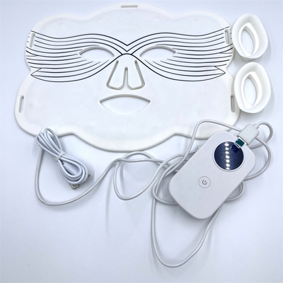 Hydratisierende Silicone Butterfly LED Gesichtsmaske Eingangsfrequenz 5V/1A 2600mAH Dauer 10/20min