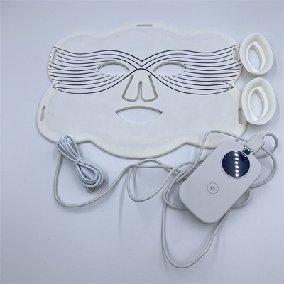 Zielgebiet Nase angepasste Formen Silikon LED Gesichtsmaske zum Aufhellen und mehr
