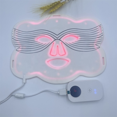 Zielgebiet Nase angepasste Formen Silikon LED Gesichtsmaske zum Aufhellen und mehr