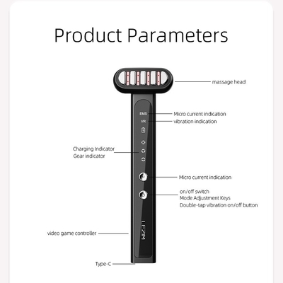 46G Warm-Anti-Aging-Augen-Massager Stift-Stab für Gesicht Hals Augen Körper EMS Mikrokurrent