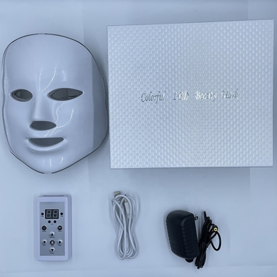 LED Gesichtslicht-Therapie-Maske Modell 2023 Anti-Akne 7 Farbe Wasserdicht KEIN Zuhause