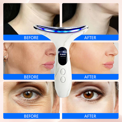EMS elektrische Muskelstimulation Hals-Gesichts-Lifting-Gerät für Gesichts- und Augenmassage