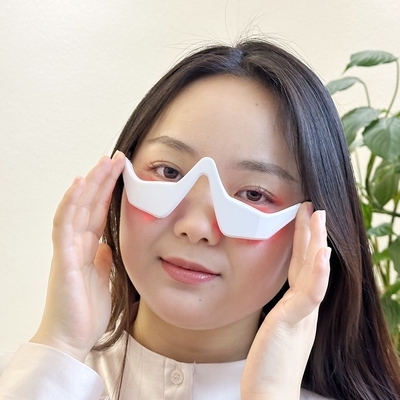 Mikrokurrent-Ems-Augenmassager HANDHALTED Rotlichttherapie-Gerät zur Faltenentfernung
