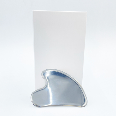Gesichtsmassage Grüner Edelstahl Gua Sha Stein für Hals und Gesicht Custom Logo Beauty