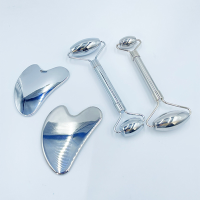 Gesichtsmassage-Roller aus Edelstahl 304 Gua Sha Board