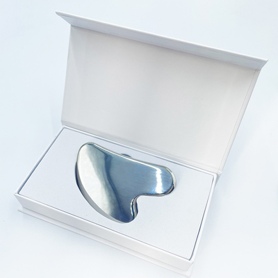 Grünes Gesicht Gesundheitsmassage Roller Gua Sha Werkzeug in 304 Edelstahl mit Custom Logo