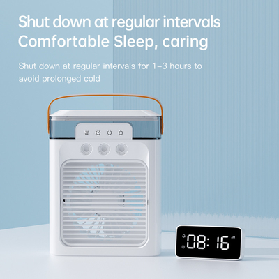 6 Zoll Wiederaufladbares USB Mini-Tower-Ventilator mit Handschalter zur Steuerung des Luftkühlers