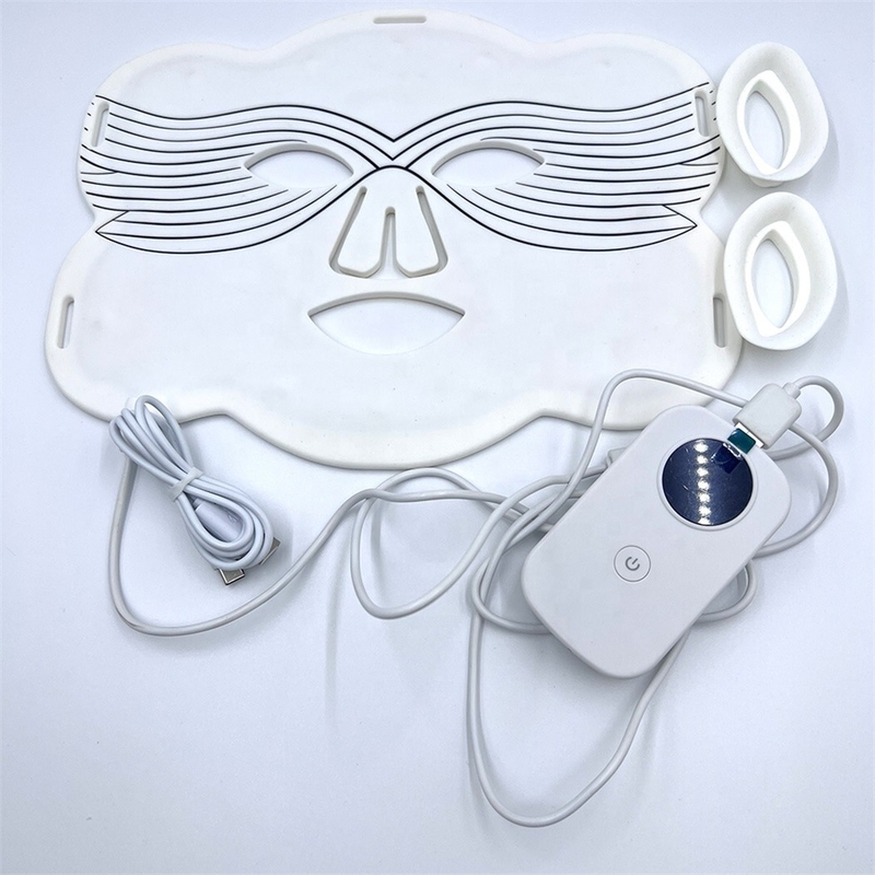 Hydratisierende Silicone Butterfly LED Gesichtsmaske Eingangsfrequenz 5V/1A 2600mAH Dauer 10/20min