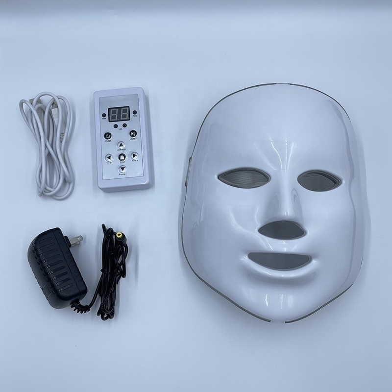 7 Farben LED Gesichtsmasken Stecker Typ CN für Faltenbekämpfung Rotlichttherapie Wasserdicht NO