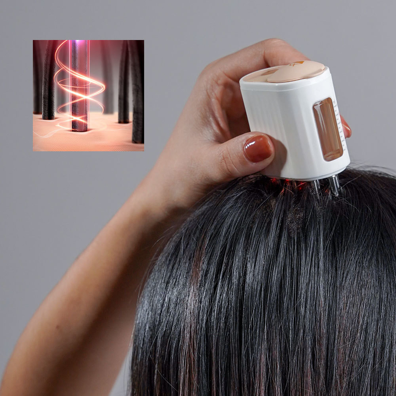 Mikrokurentbehandlung Rotlichttherapie Wachstumskamm Kopfhaut Massager Bürste zum Haarwachstum