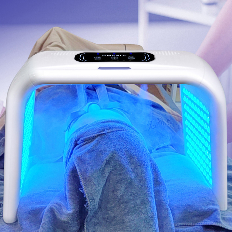 45W STANDING LED Gesichtsmaske Lichttherapie für Akne Faltenentfernung 7 Farben Rotlicht