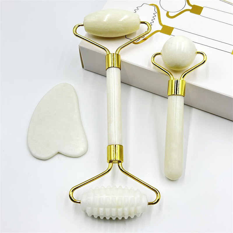 Xiuyan Stein Handgriff Großer Körper Gua Sha Jade Roller Gua Sha für Schmerzen Muskeln Massager