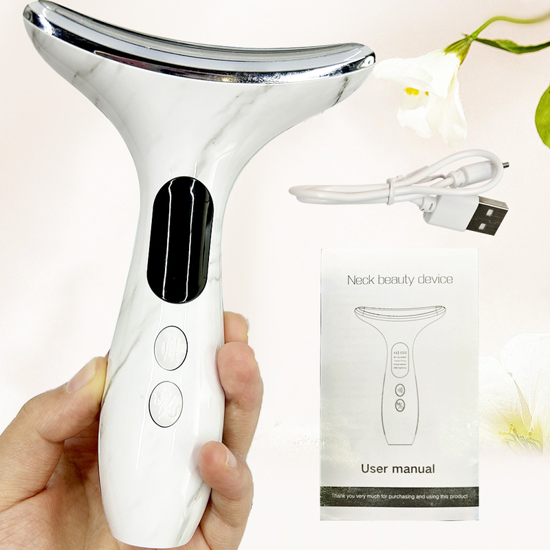 Elektrische Halsmassage mit Anti-Aging-Funktion 3 in 1 Gesichts- und Augenmassage