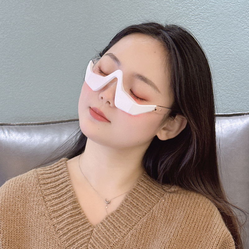 NO Wasserdichtes Augenmassager 2 in 1 Gerät mit Rotlichttherapie und Mikrokorrent-EMS